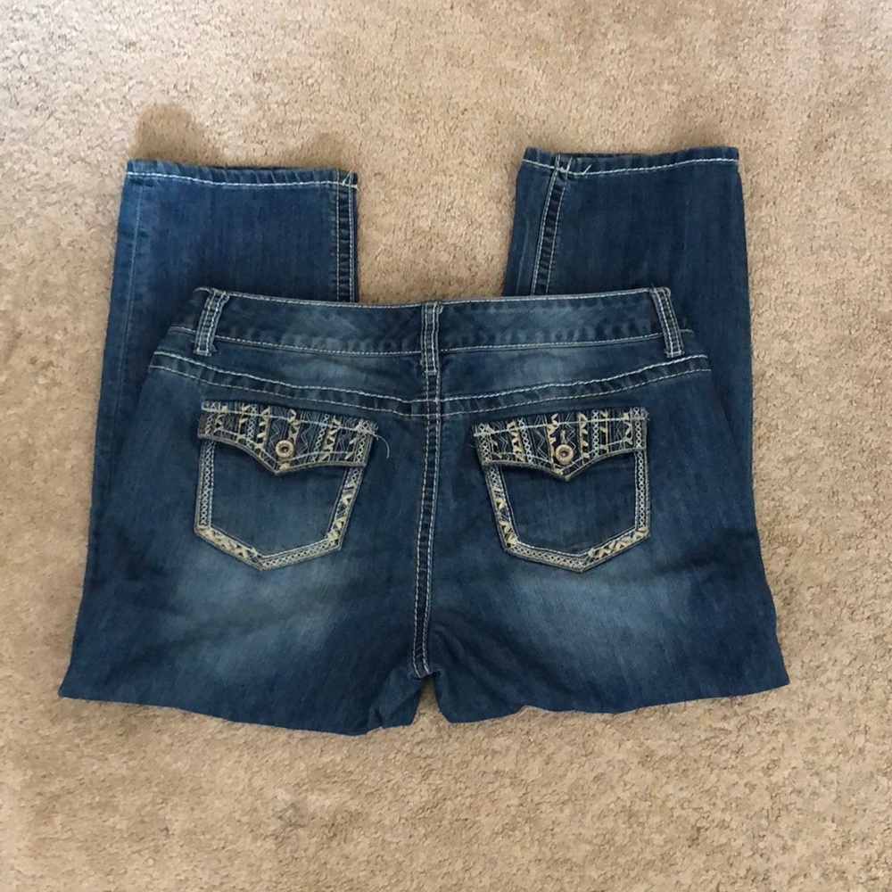 Jean capri pants